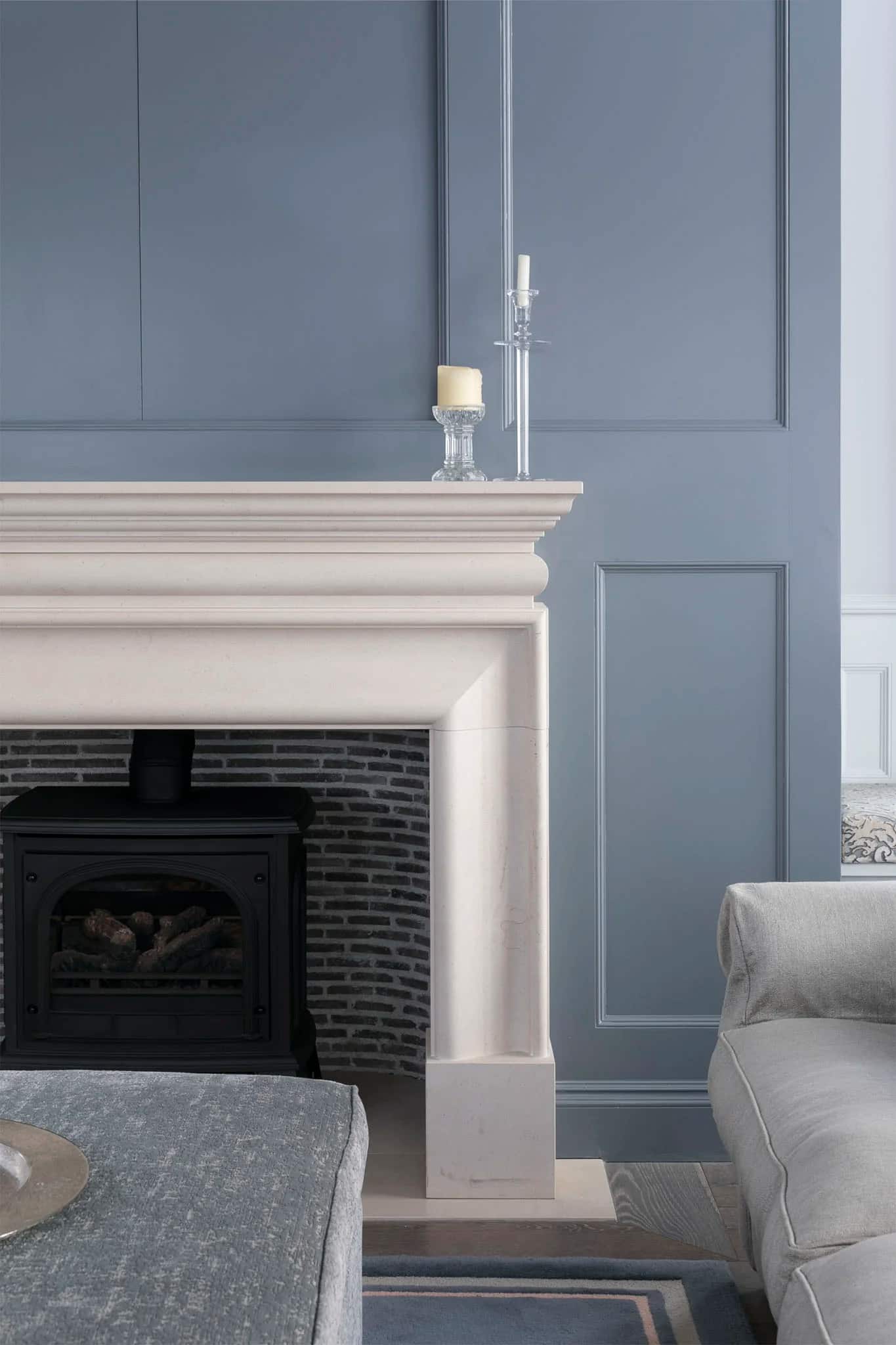 Custom-Made Fireplace Project, Miller Brothers Stone (2)