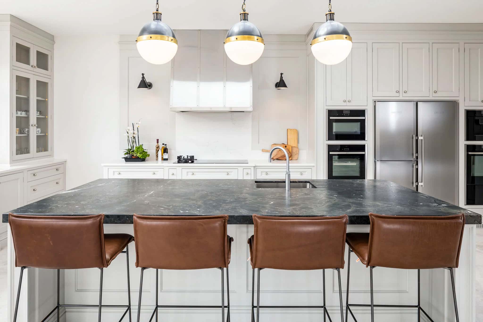 American Style Shaker Kitchen, Miller Brothers Stone
