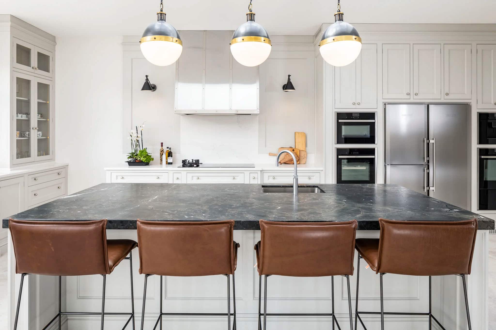 American Style Shaker Kitchen, Miller Brothers Stone
