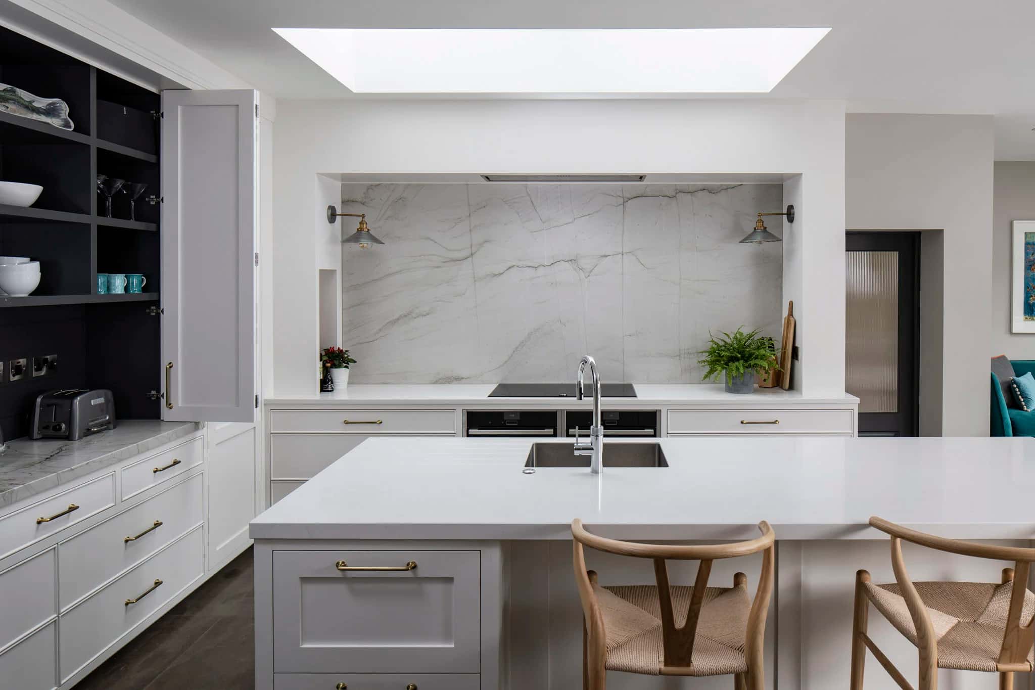 Beauty and Strength with Statuario Quartzite, Miller Brothers Stone