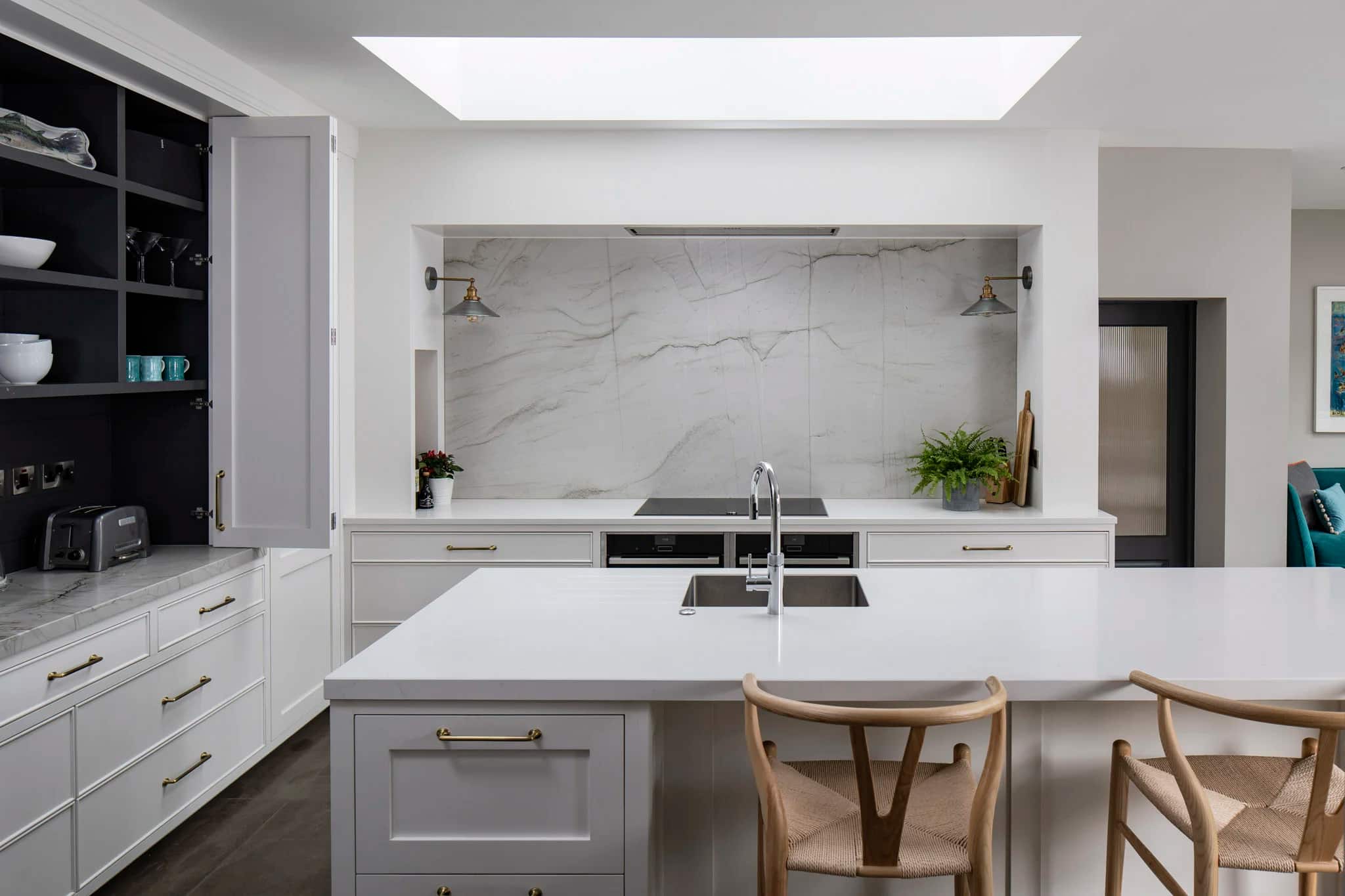 Beauty and Strength with Statuario Quartzite, Miller Brothers Stone