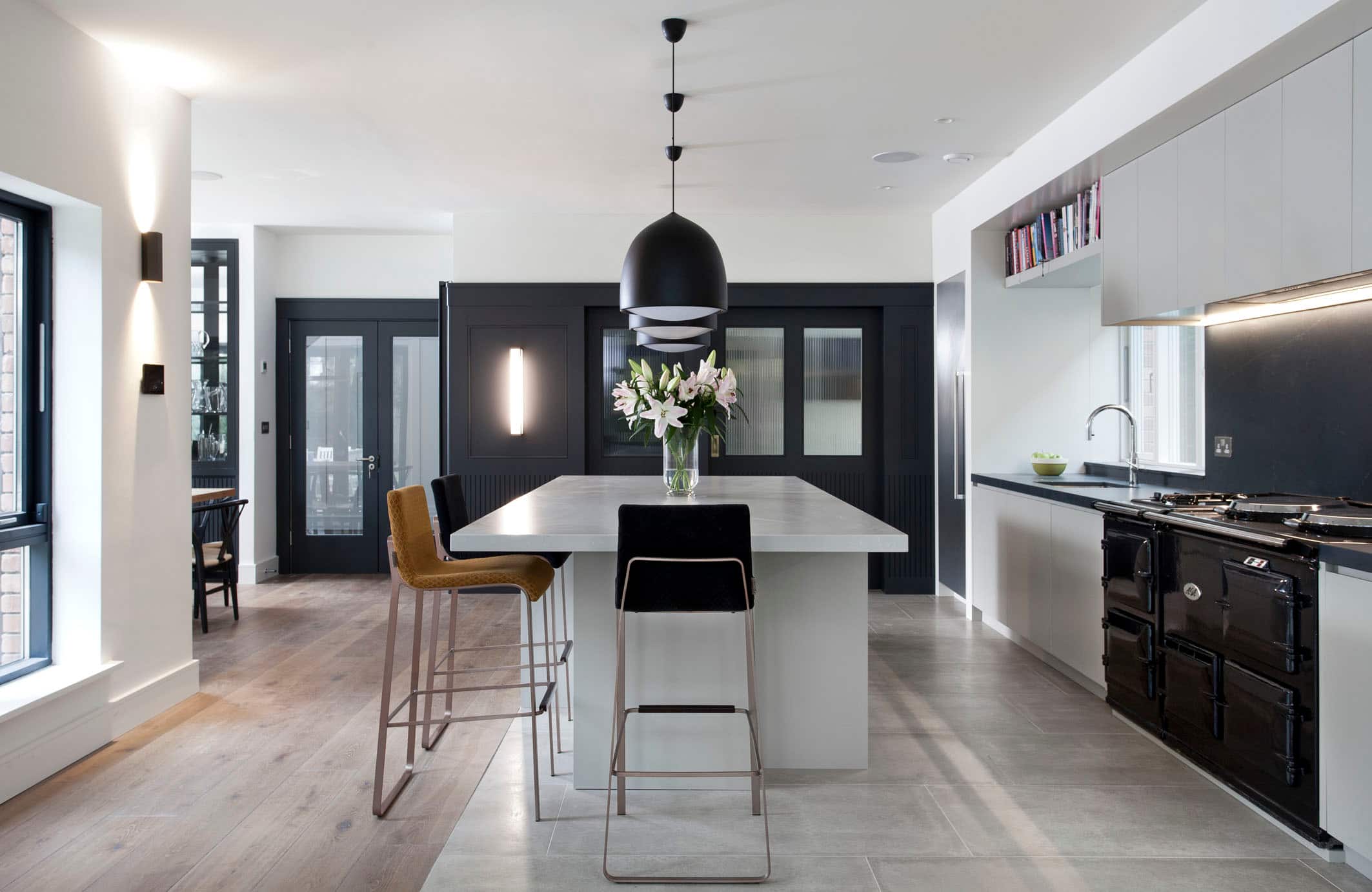 Desert Silver and Charcoal Soapstone Kitchen, Miller Brothers Stone (3)