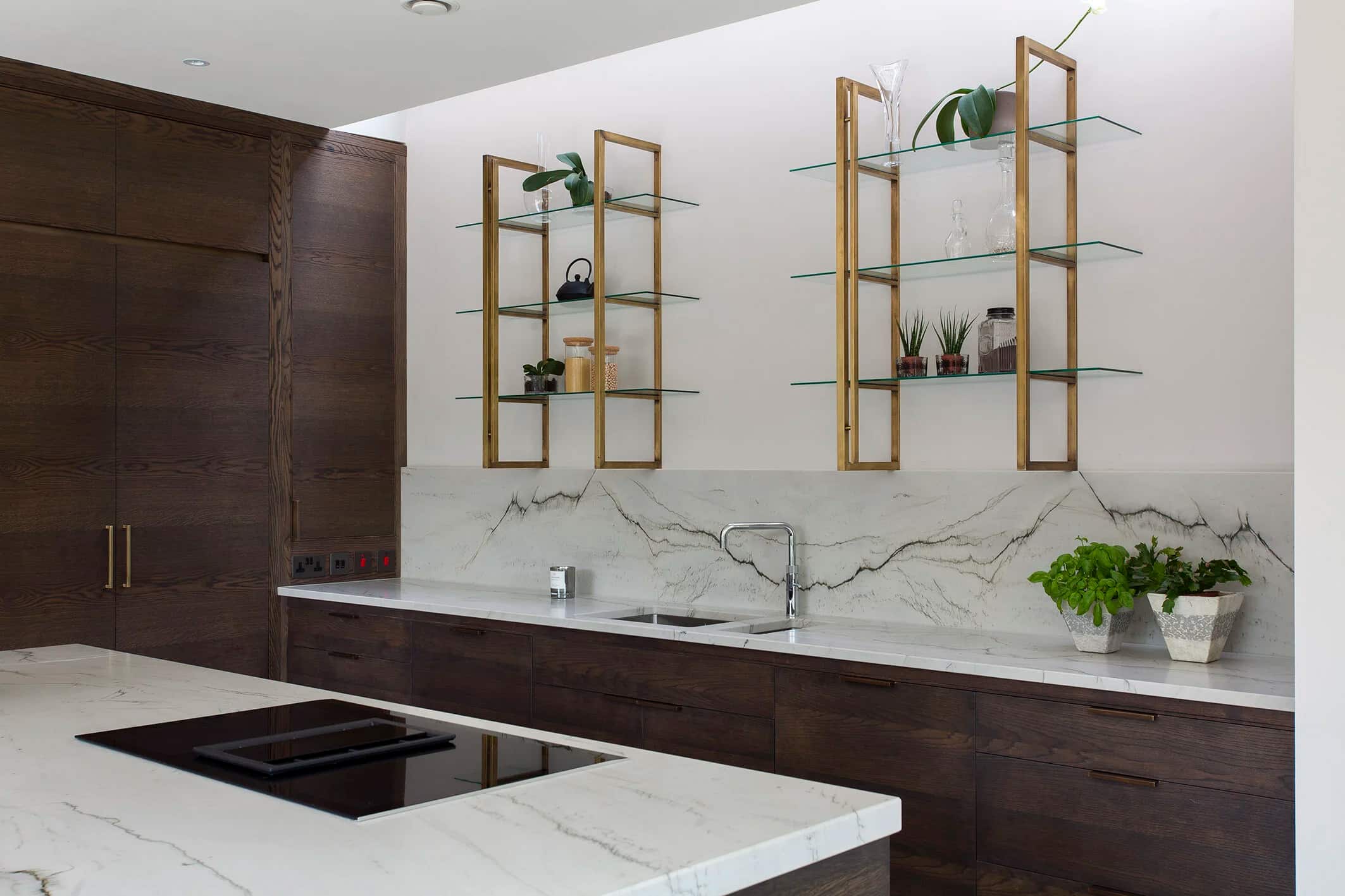 Timber and Statuario Quartzite, Miller Brothers Stone (2)
